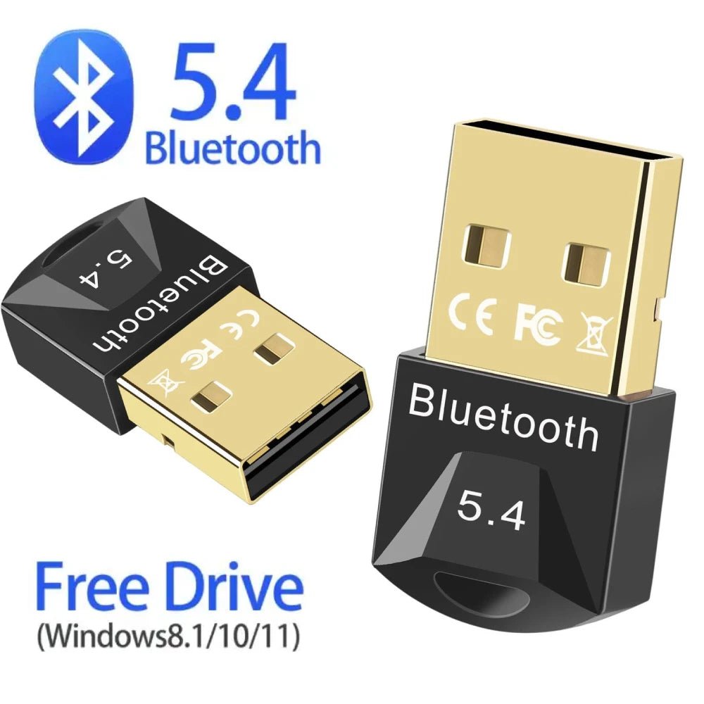 Adaptateur Bluetooth 5.4/5.3 USB PC - Dongle Récepteur Souris Clavier Audio - GoldBridge
