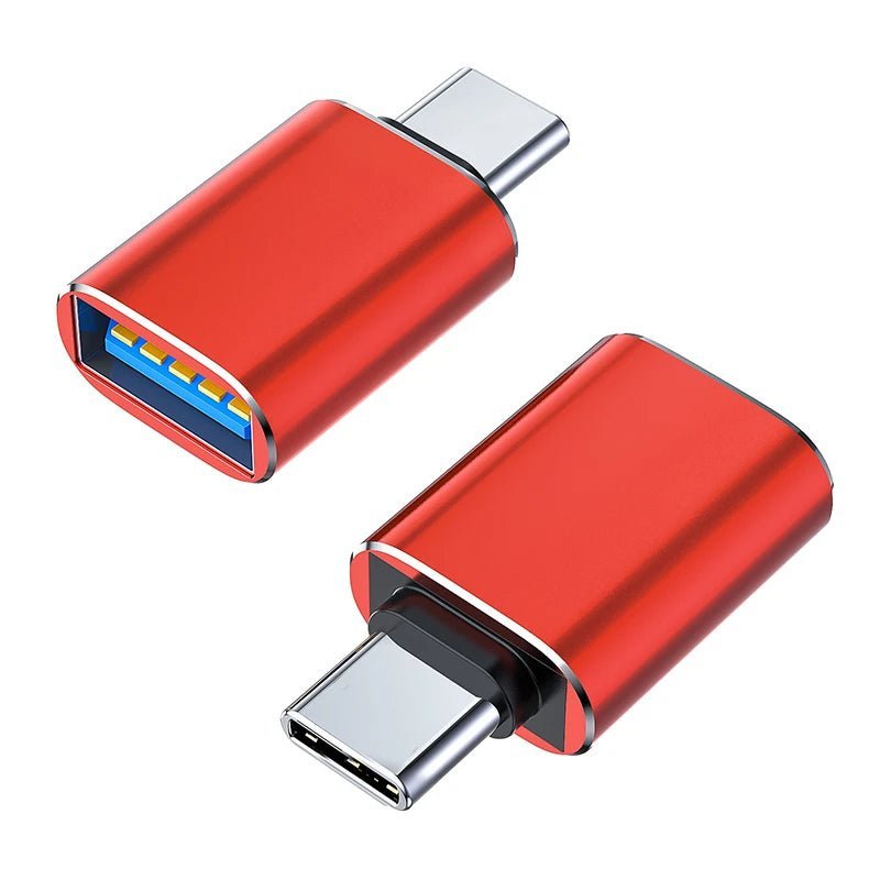 Adapteur Type - C vers USB 3.0 Métal - Convertisseur USB - C Aluminium - GoldBridge