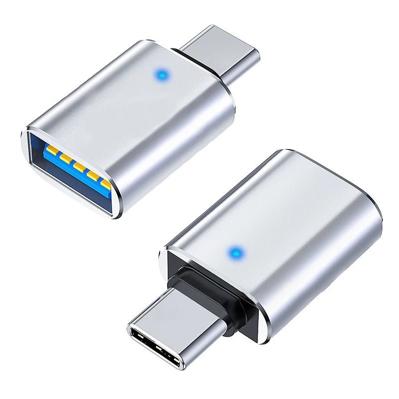 Adapteur Type - C vers USB 3.0 Métal - Convertisseur USB - C Aluminium - GoldBridge