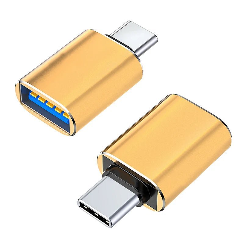 Adapteur Type - C vers USB 3.0 Métal - Convertisseur USB - C Aluminium - GoldBridge
