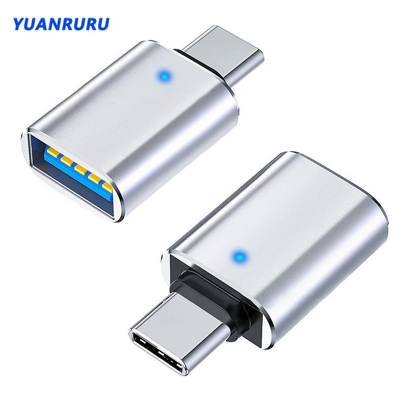 Adapteur Type - C vers USB 3.0 Métal - Convertisseur USB - C Aluminium - GoldBridge