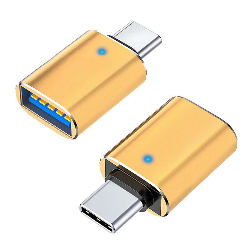 Adapteur Type - C vers USB 3.0 Métal - Convertisseur USB - C Aluminium - GoldBridge