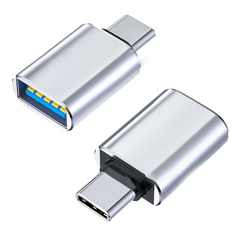 Adapteur Type - C vers USB 3.0 Métal - Convertisseur USB - C Aluminium - GoldBridge