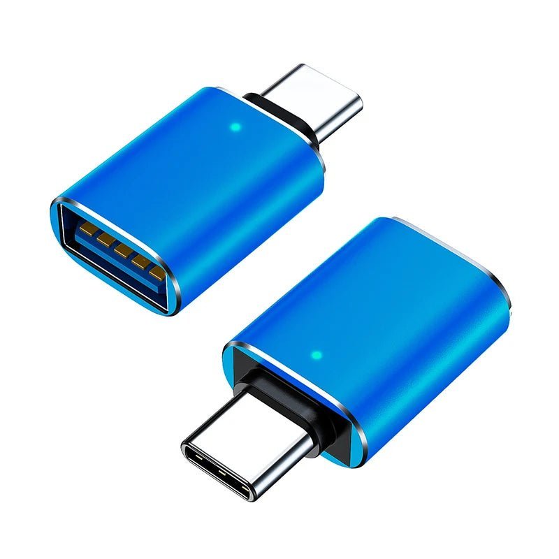 Adapteur Type - C vers USB 3.0 Métal - Convertisseur USB - C Aluminium - GoldBridge