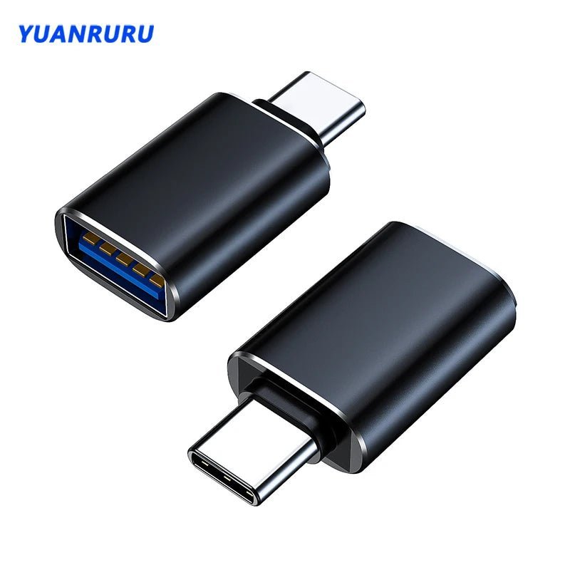 Adapteur Type - C vers USB 3.0 Métal - Convertisseur USB - C Aluminium - GoldBridge