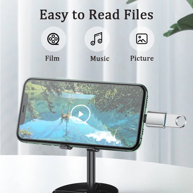 Adapteur Type - C vers USB 3.0 Métal - Convertisseur USB - C Aluminium - GoldBridge