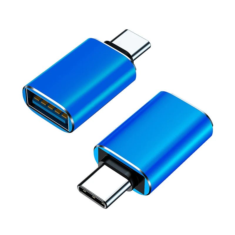 Adapteur Type - C vers USB 3.0 Métal - Convertisseur USB - C Aluminium - GoldBridge