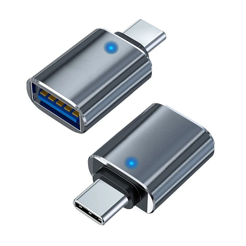 Adapteur Type - C vers USB 3.0 Métal - Convertisseur USB - C Aluminium - GoldBridge