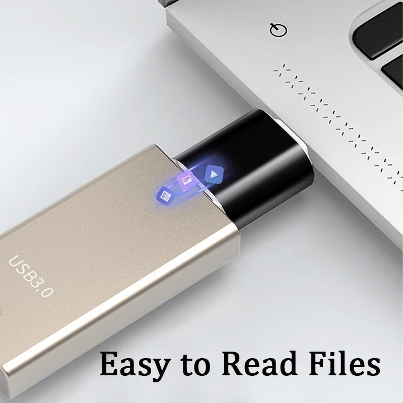 Adapteur Type - C vers USB 3.0 Métal - Convertisseur USB - C Aluminium - GoldBridge