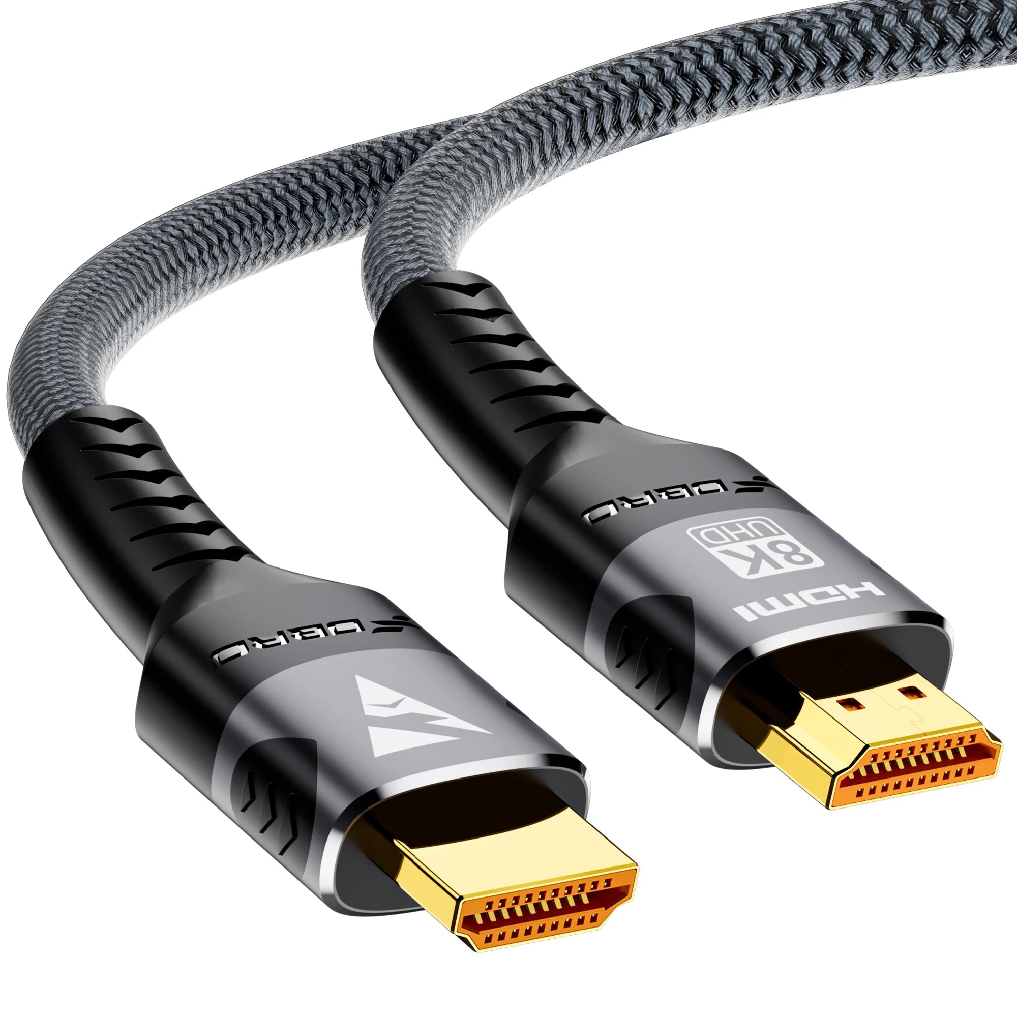 Câble HDMI 8K 2.1 Tressé 48Gbps - 4K@120Hz 8K@60Hz DTS:X HDR10 PS5 Laptop - GoldBridge