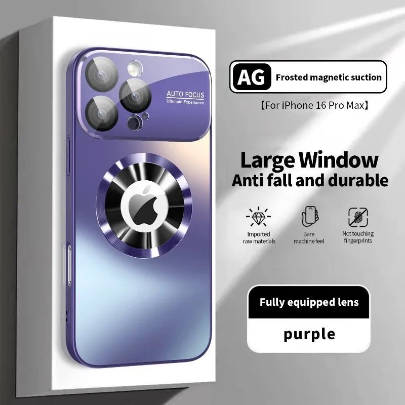 Coque iPhone Titane Métallisé MagSafe - Luxe Premium - GoldBridge