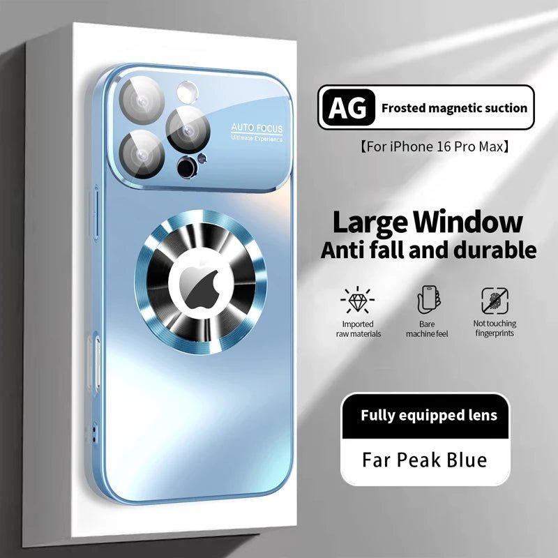 Coque iPhone Titane Métallisé MagSafe - Luxe Premium - GoldBridge