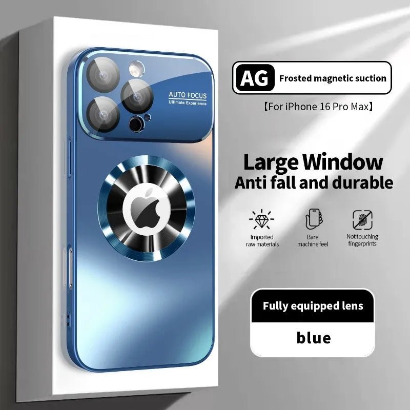 Coque iPhone Titane Métallisé MagSafe - Luxe Premium - GoldBridge