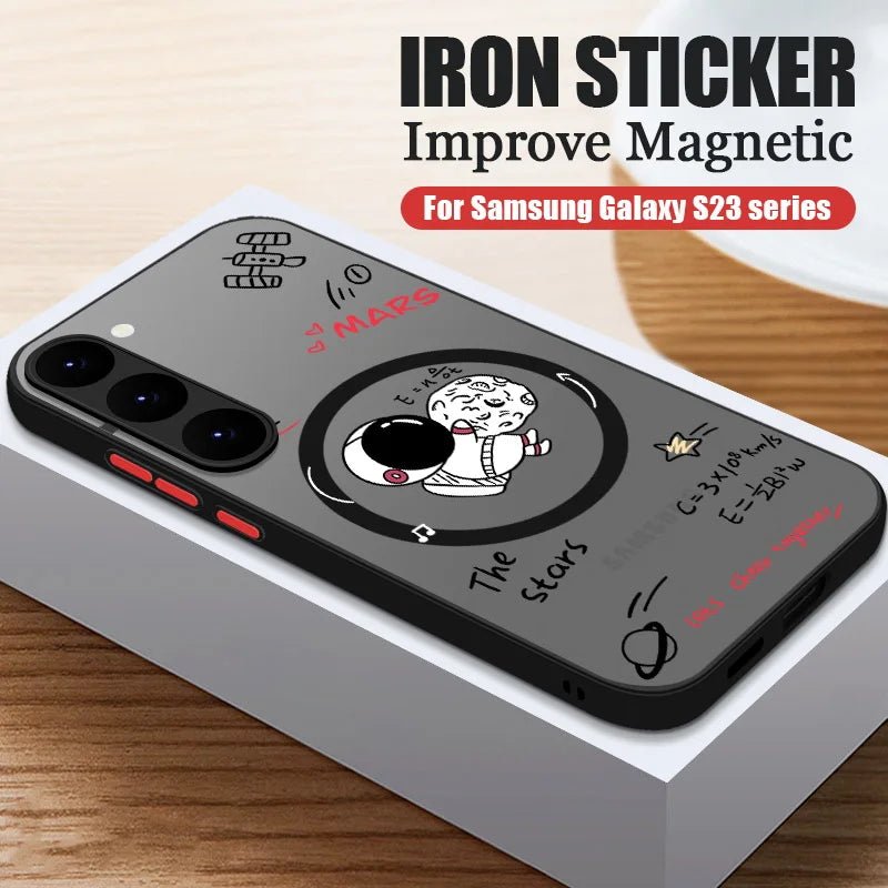 Étui Magnétique Samsung Charge Sans - Fil MagSafe - Compatible Qi - GoldBridge