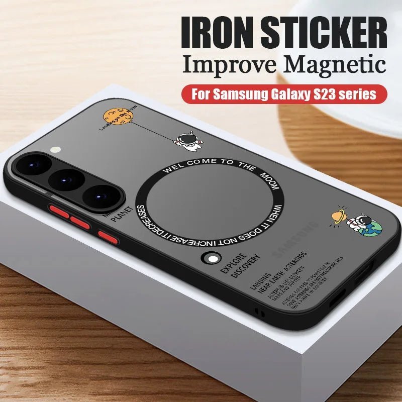 Étui Magnétique Samsung Charge Sans - Fil MagSafe - Compatible Qi - GoldBridge