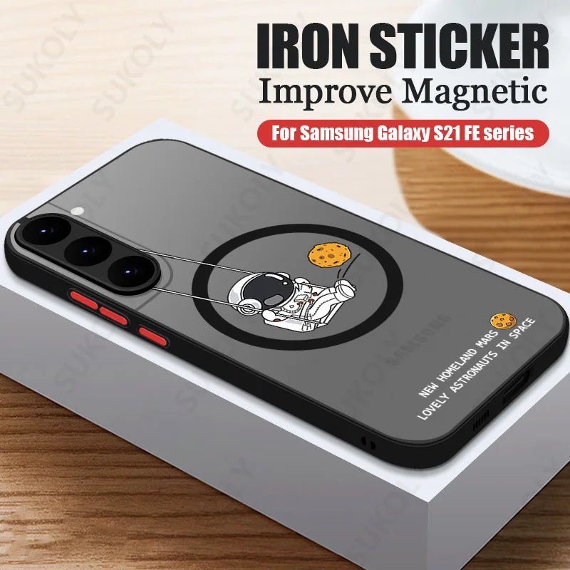 Étui Magnétique Samsung Charge Sans - Fil MagSafe - Compatible Qi - GoldBridge