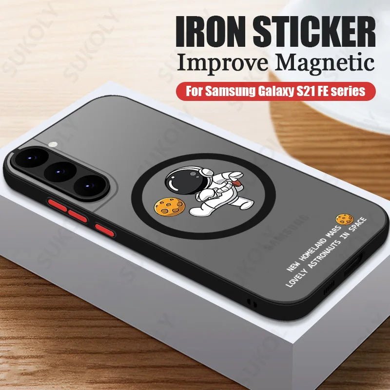 Étui Magnétique Samsung Charge Sans - Fil MagSafe - Compatible Qi - GoldBridge