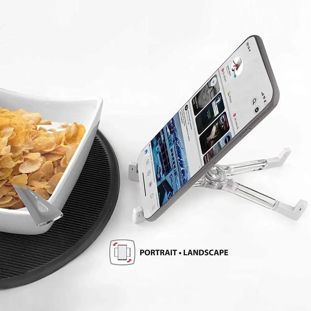 Support Téléphone KEKO Universel Crystal - Adhésif Réutilisable Transparent - GoldBridge