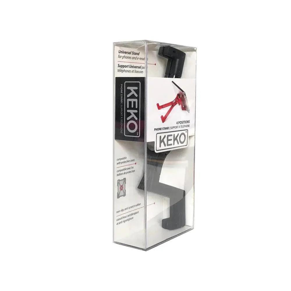 Support Téléphone KEKO Universel Noir - Adhésif Réutilisable Auto Voiture - GoldBridge